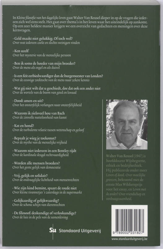 Kleine filosofie van het dagelijks leven achterkant