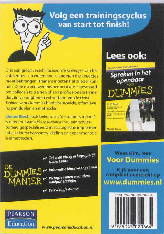 De kleine Trainen voor Dummies / Voor Dummies achterkant
