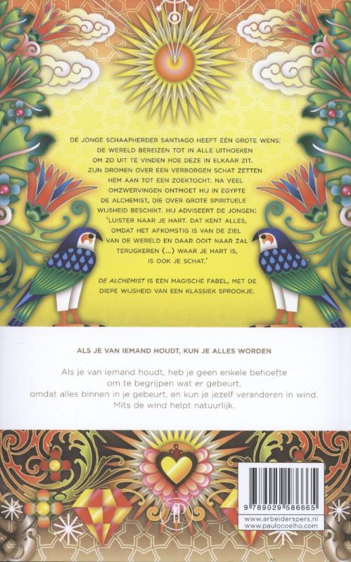 De alchemist achterkant