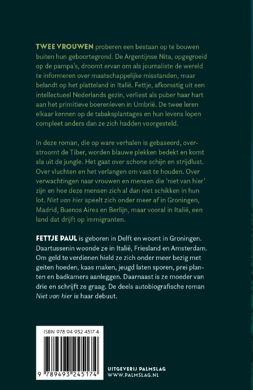 Niet van hier achterkant