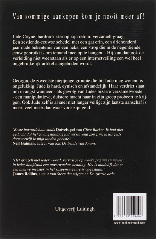 Zwart hart achterkant