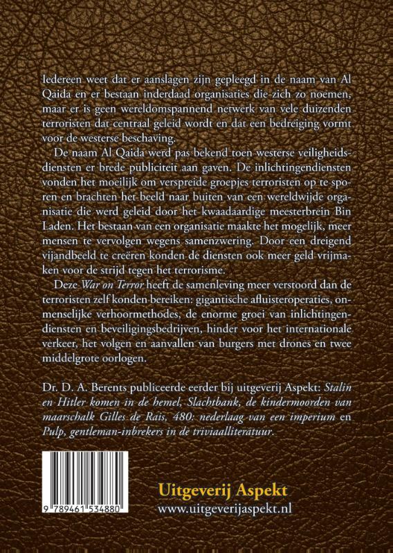 Al Qaida bestaat niet achterkant