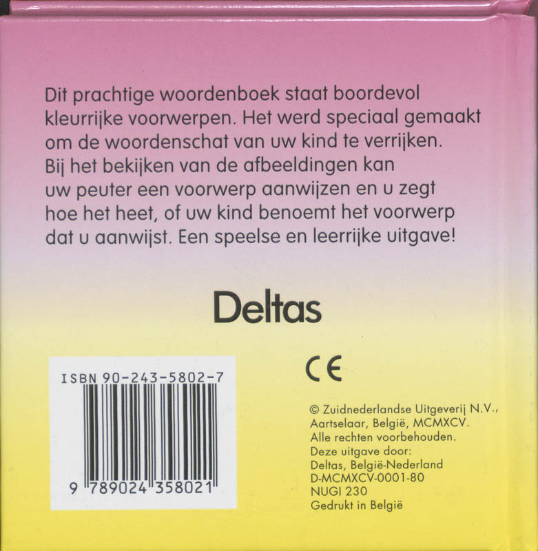 Baby's Liefste Kijkwoordenboek achterkant