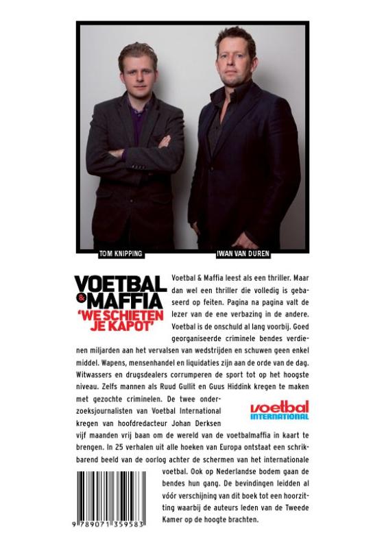 Voetbal & Maffia achterkant