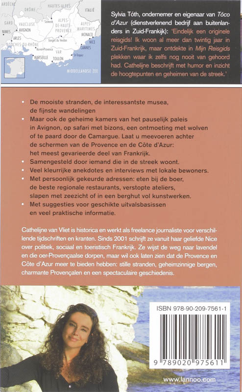 Provence, cote d'Azur / Mijn reisgids achterkant