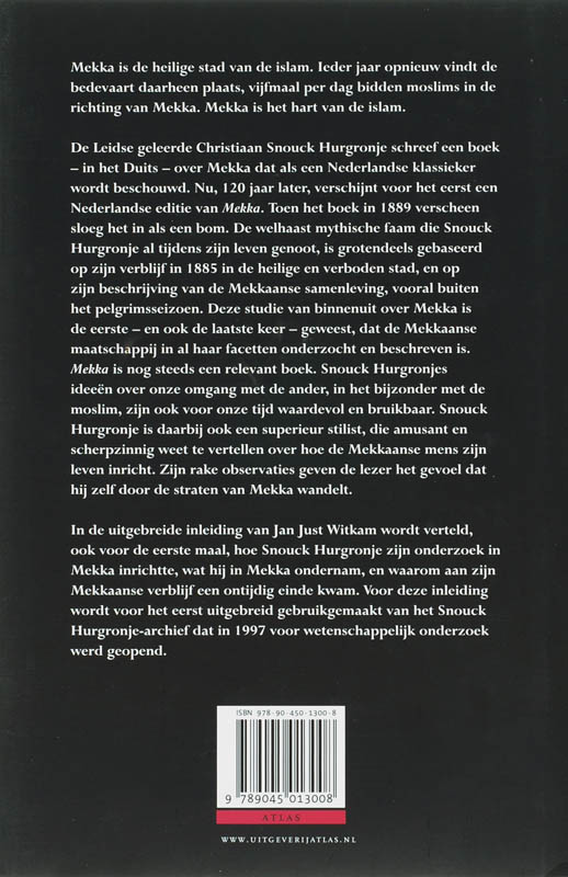 Mekka / Atlas Klassieke reizen / 8 achterkant