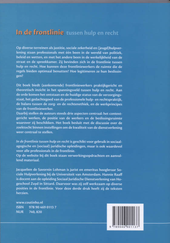 In de frontlinie tussen hulp en recht achterkant