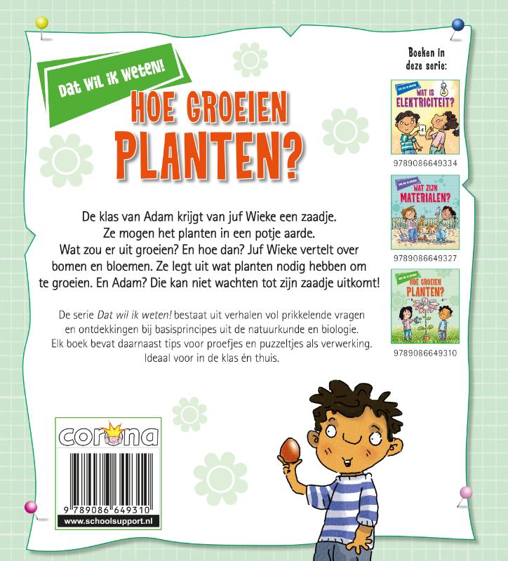 Hoe groeien planten? / Dat wil ik weten! achterkant
