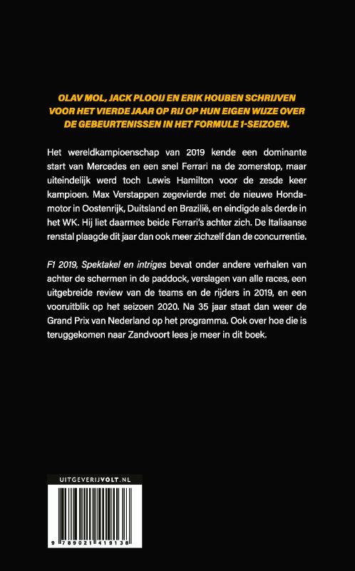 F1 2019 / F1-jaaroverzicht / 4 achterkant