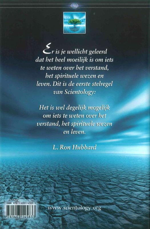 Scientology de Grondbeginselen van het denken achterkant