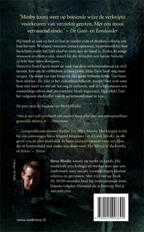 Niemand Die Je Hoort achterkant