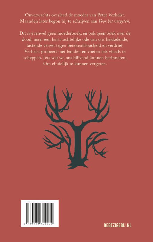 Voor het vergeten achterkant