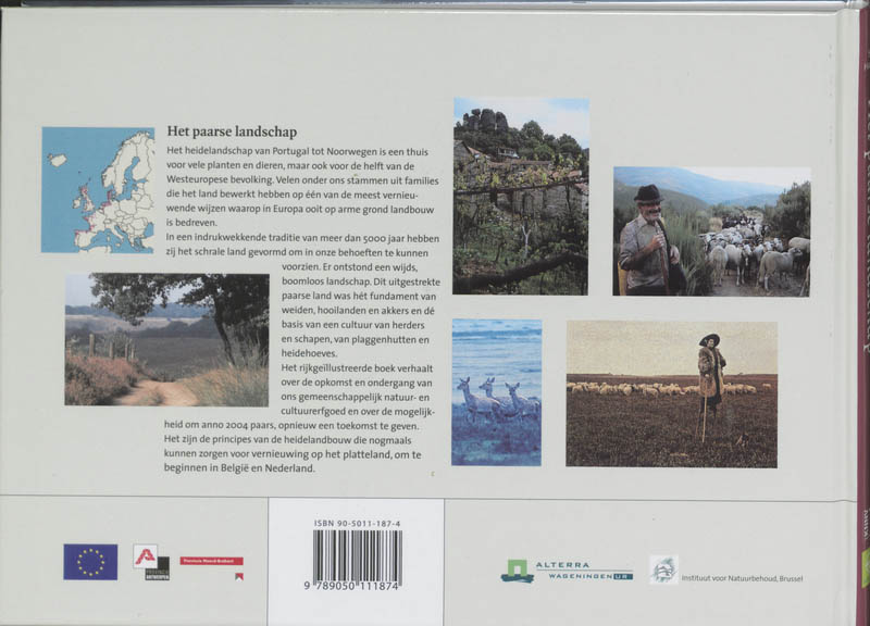 Het Paarse Landschap achterkant