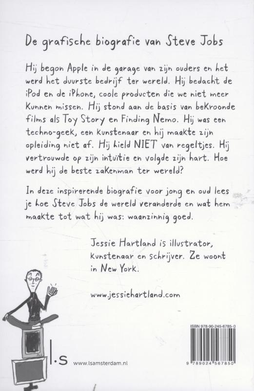 Steve Jobs : waanzinnig goed achterkant