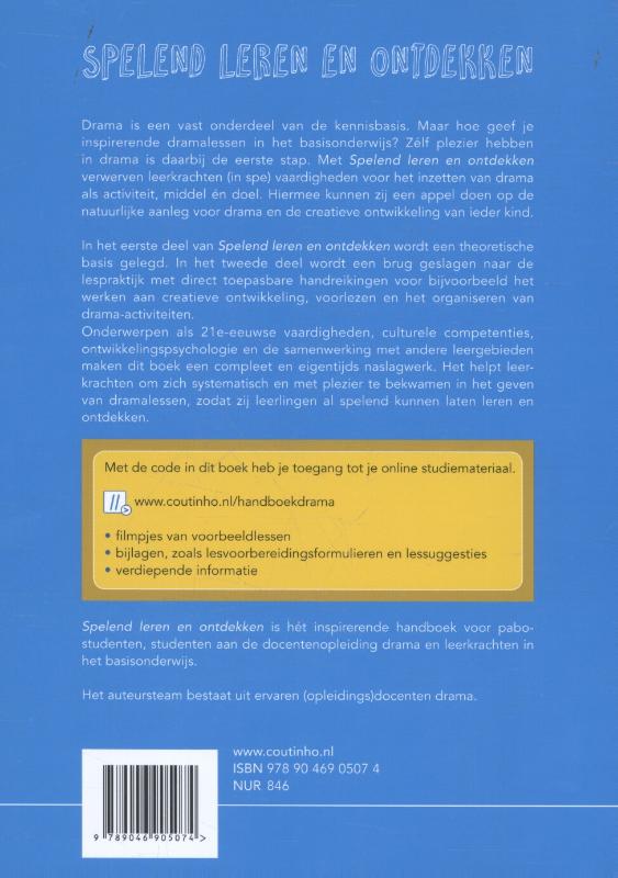 Spelend leren en ontdekken achterkant