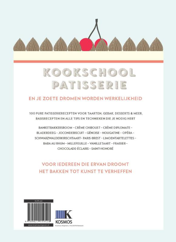 Kookschool patisserie achterkant