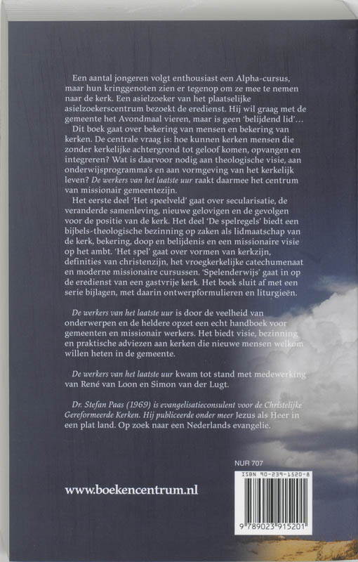 De Werkers Van Het Laatste Uur achterkant