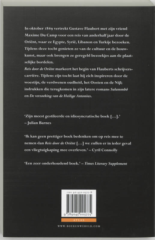 Reis door de Oriënt / Atlas Klassieke reizen achterkant