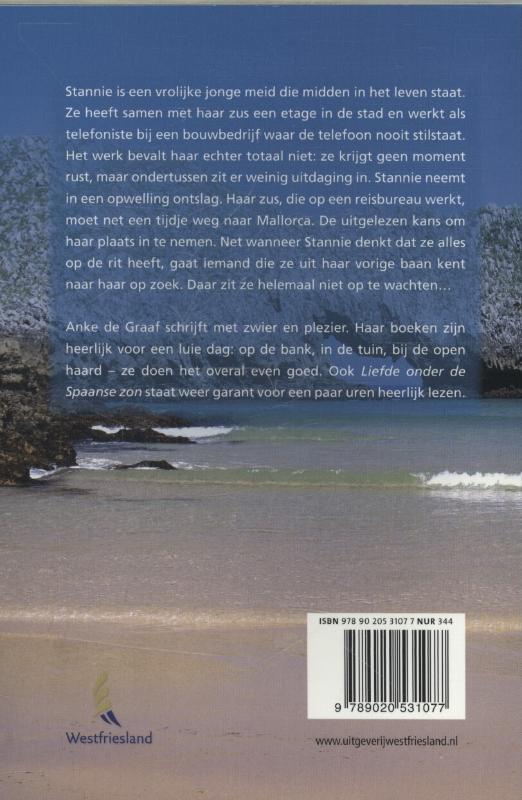 Liefde onder de Spaanse zon achterkant