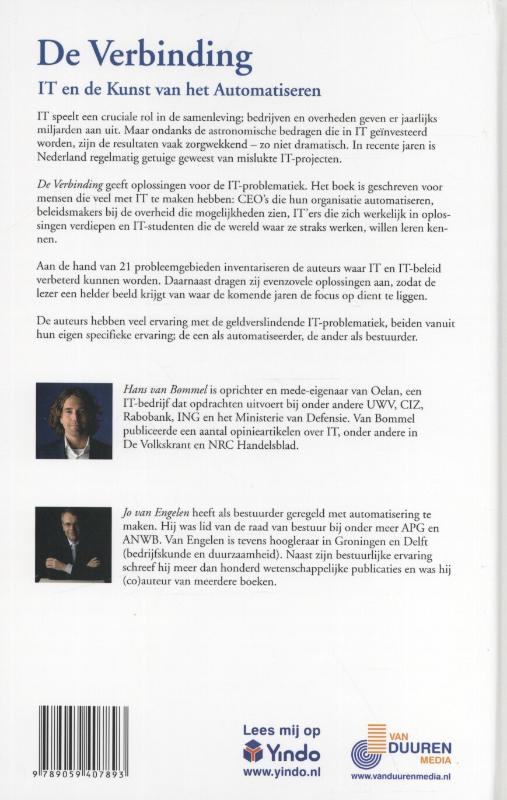 De Verbinding achterkant