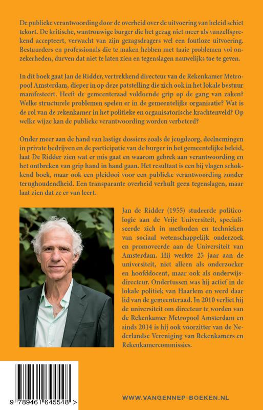 De transparante overheid achterkant