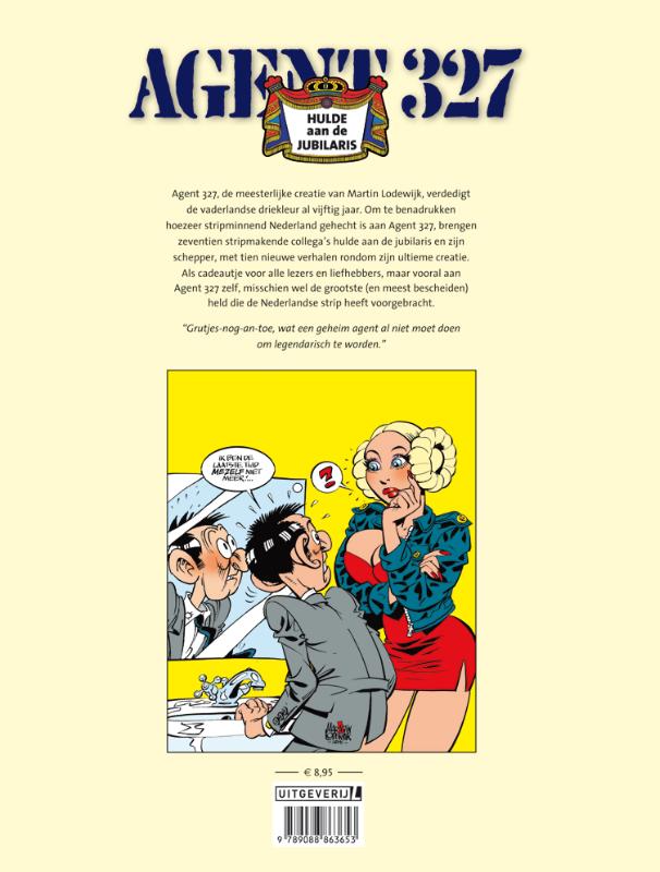 Agent 327  -   Hulde aan de jubilaris achterkant