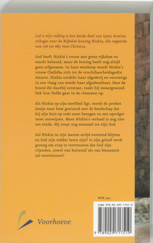 Hizkia 3 - God is mijn redding achterkant