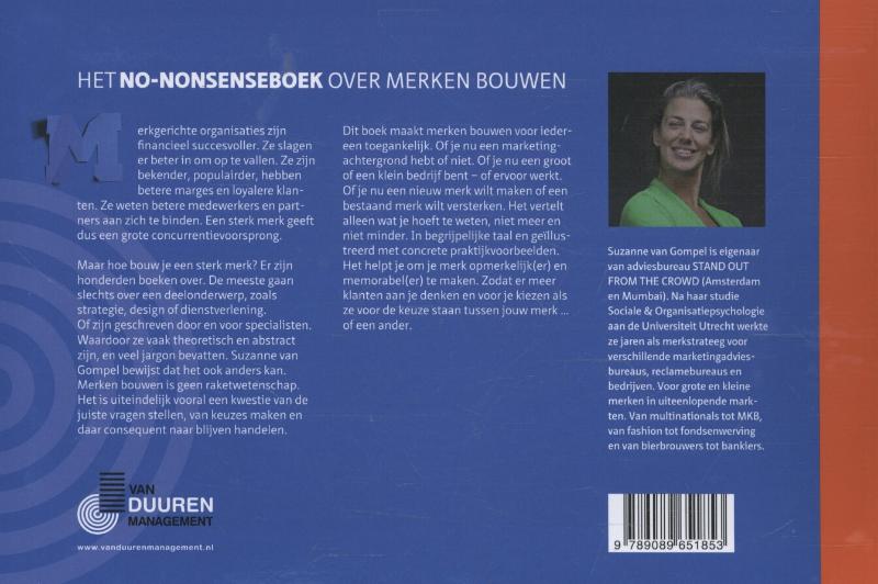 Het no-nonsenseboek over merken bouwen achterkant