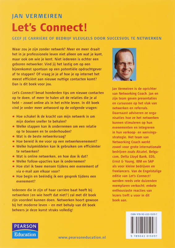 Let's Connect ! / druk 1 achterkant