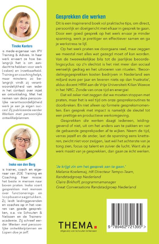 Gesprekken die werken achterkant