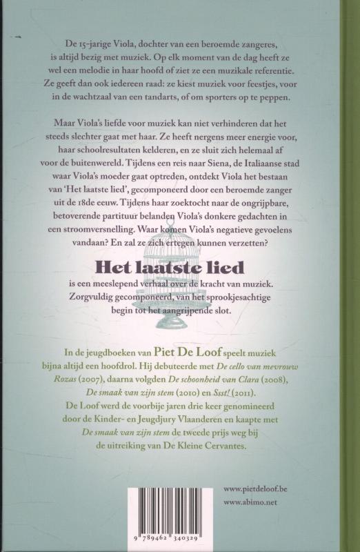 Het laatste lied achterkant