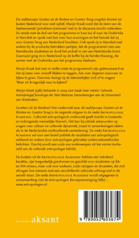 Antrapologie Academie 10 -   Groeten uit de rimboe? achterkant