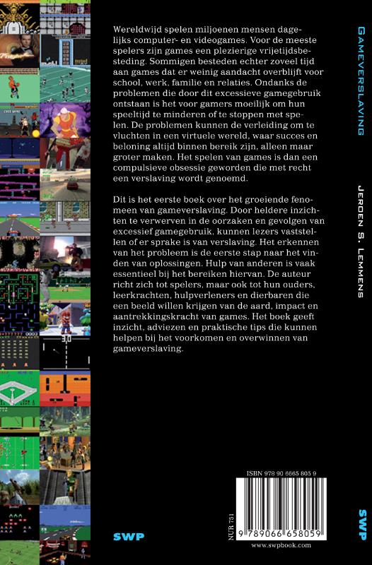 Gameverslaving achterkant