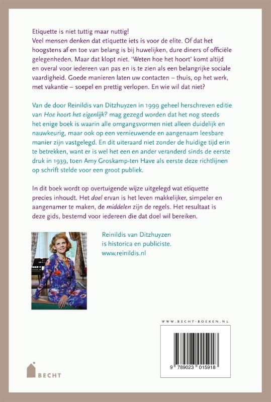 Hoe hoort het eigenlijk? achterkant