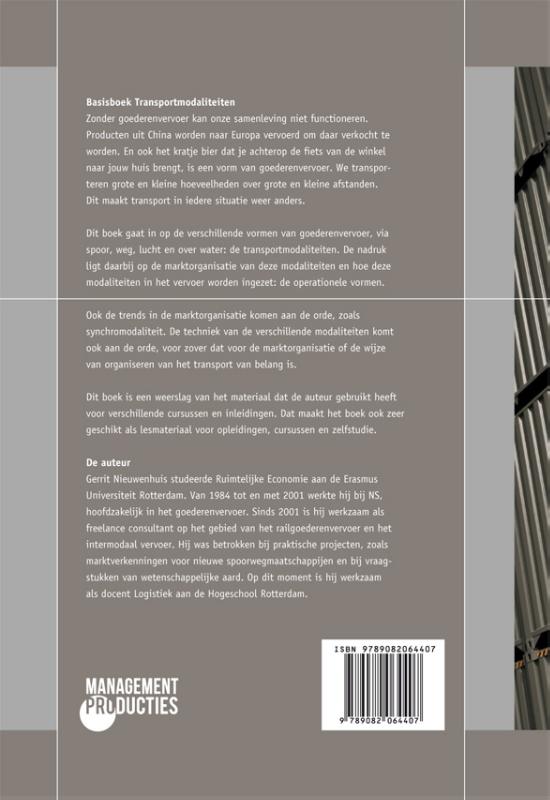 Basisboek transportmodaliteiten achterkant