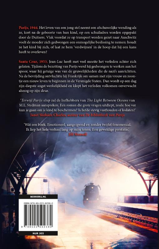 Terwijl Parijs sliep achterkant