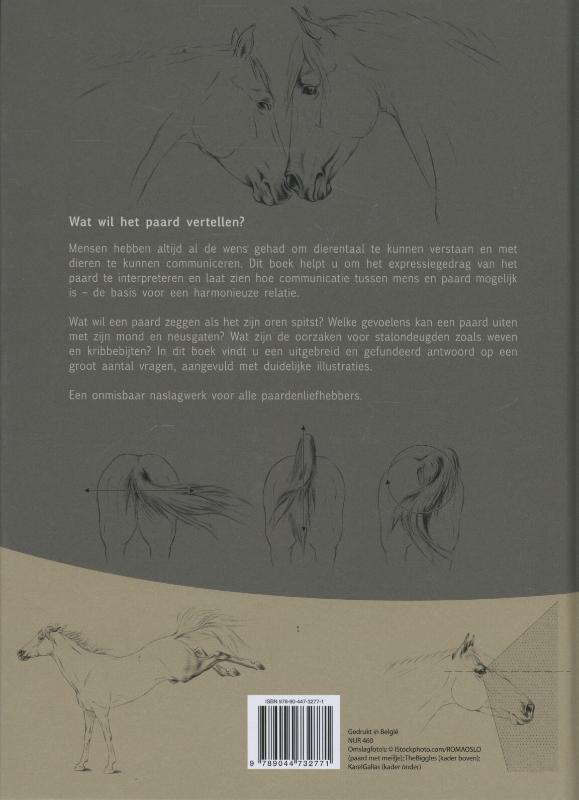 Het gedrag van paarden achterkant