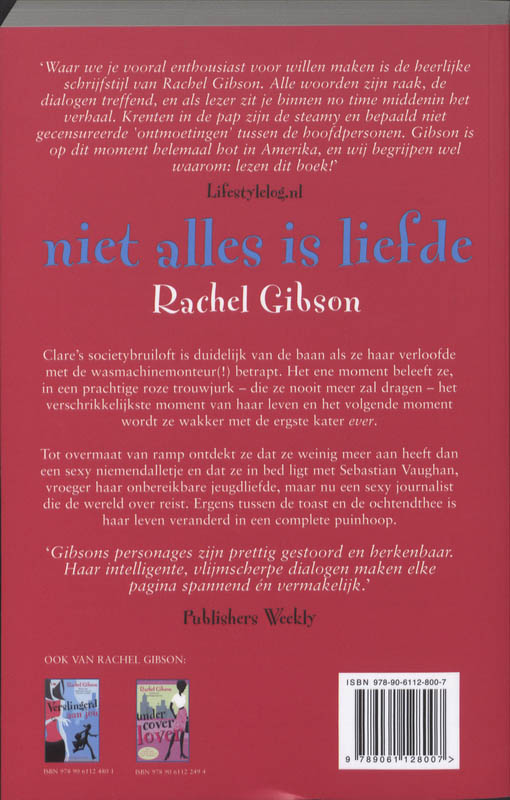 Niet alles is liefde achterkant