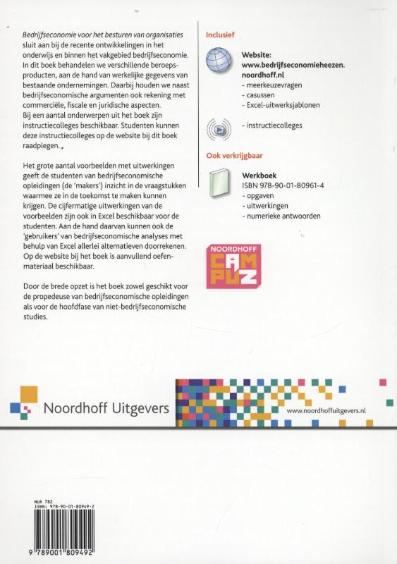 Bedrijfseconomie achterkant