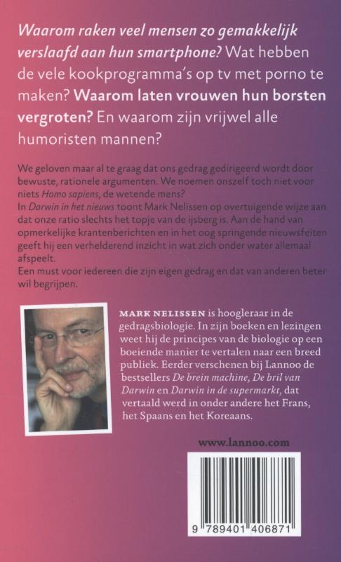 Darwin in het nieuws achterkant