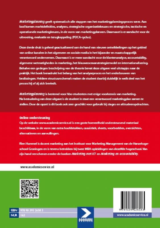 Marketingplanning achterkant