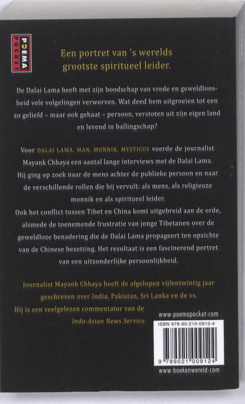 Dalai Lama achterkant