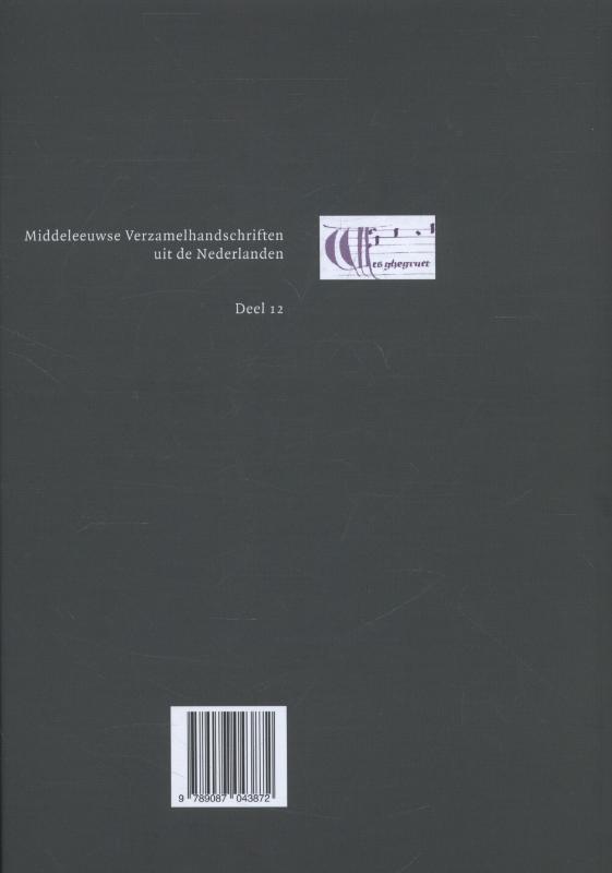 Middeleeuwse verzamelhandschriften uit de Nederlanden 12 -   Het liederenhandschrift Berlijn 190 achterkant