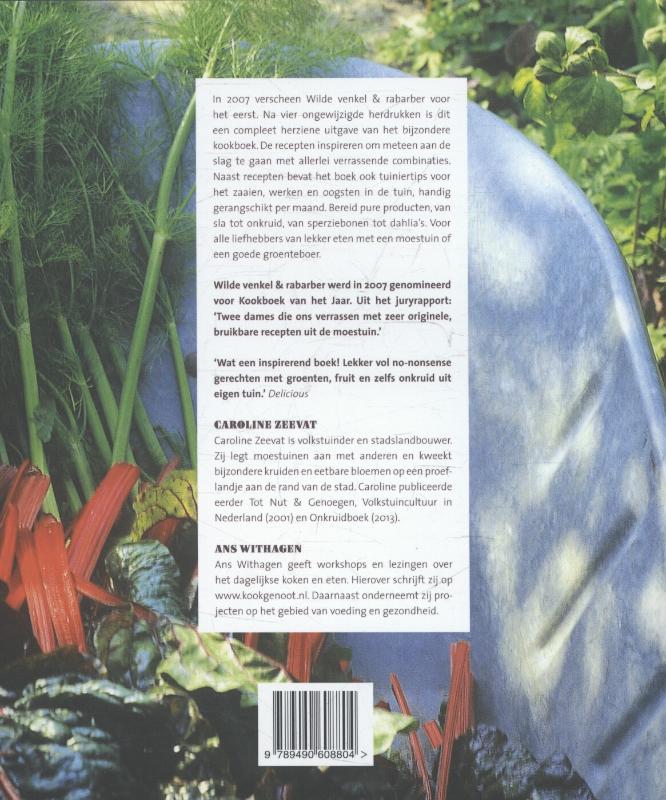 Wilde venkel en rabarber achterkant