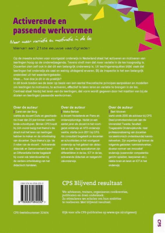 Activerende en passende werkvormen achterkant