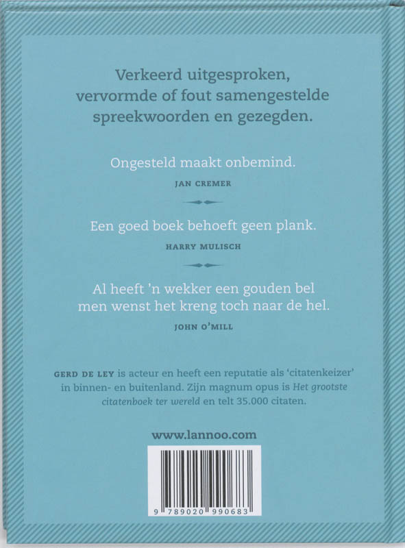 De klieren maken de man achterkant