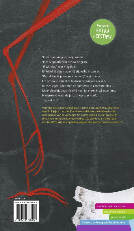 Ik wil naar school! / Prentenboeken achterkant