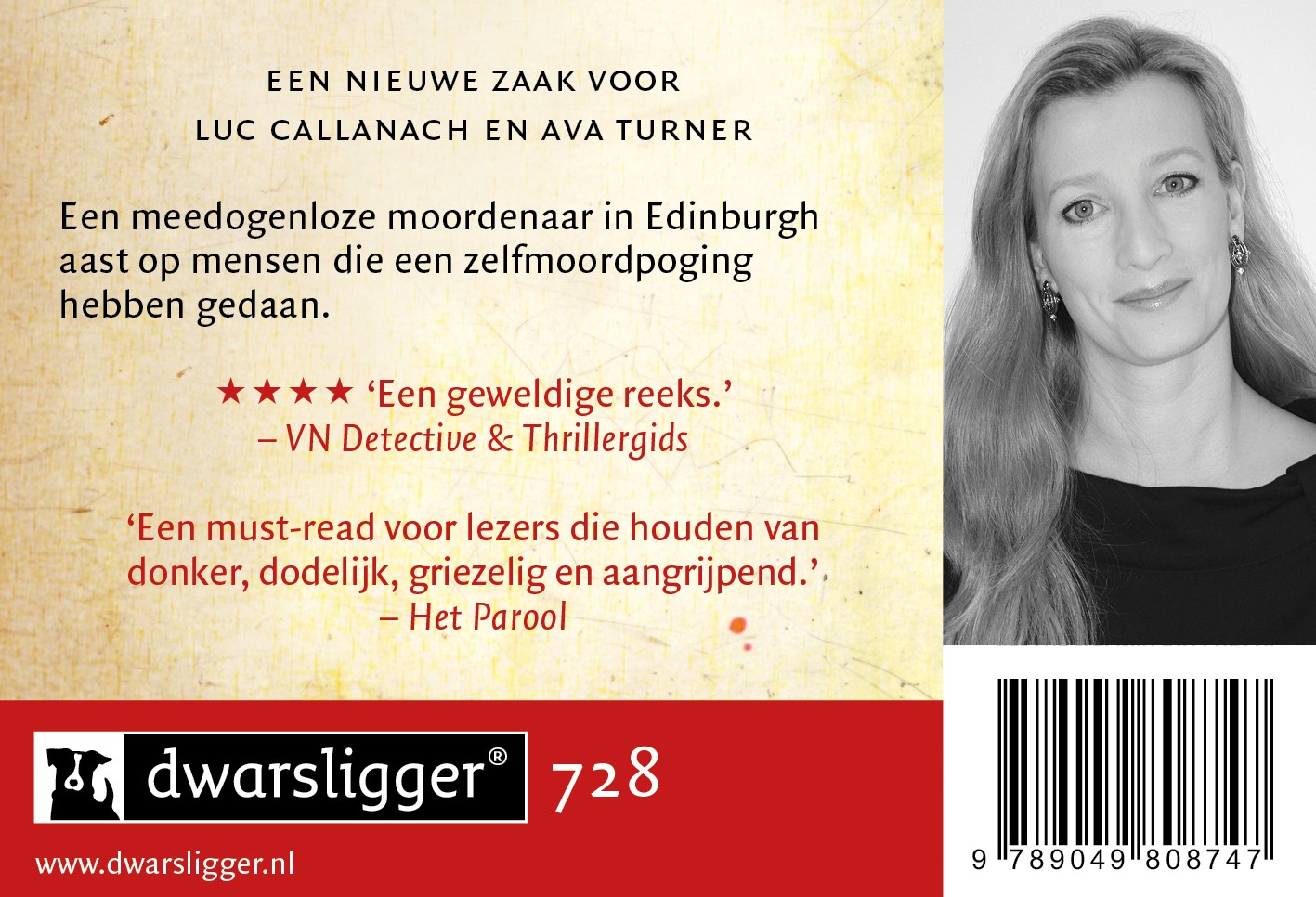 Perfecte misdaad / D.I. Callanach / 5 achterkant