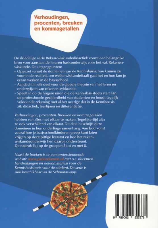 Verhoudingen, procenten, breuken en kommagetallen / Reken en wiskundedidactiek achterkant