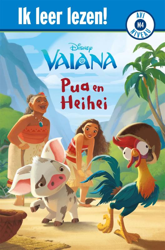 AVI - Disney Vaiana, Pua en Heihei / Ik leer lezen!